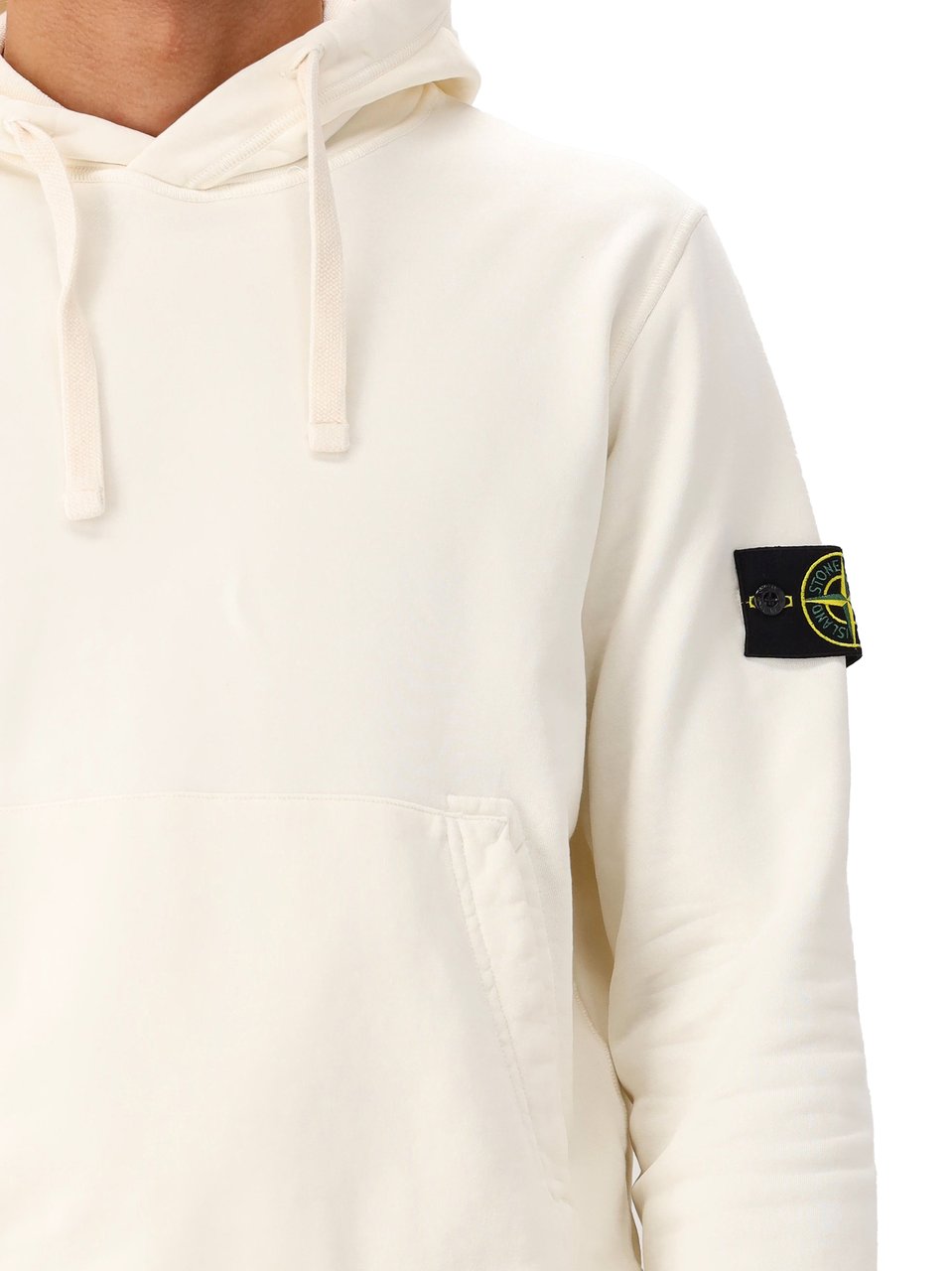 Stone Island Stone Island Hoodie Gebroken Wit Beige