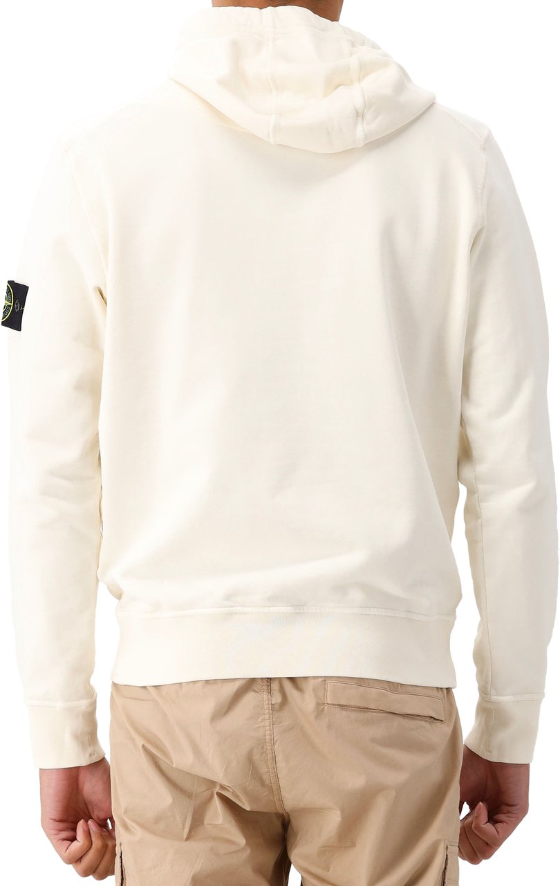 Stone Island Stone Island Hoodie Gebroken Wit Beige