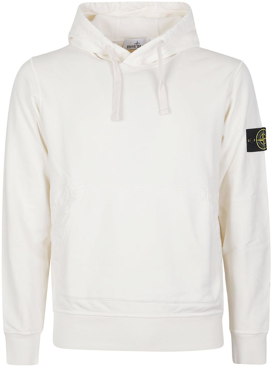 Stone Island Basic Sweatshirt White Wit