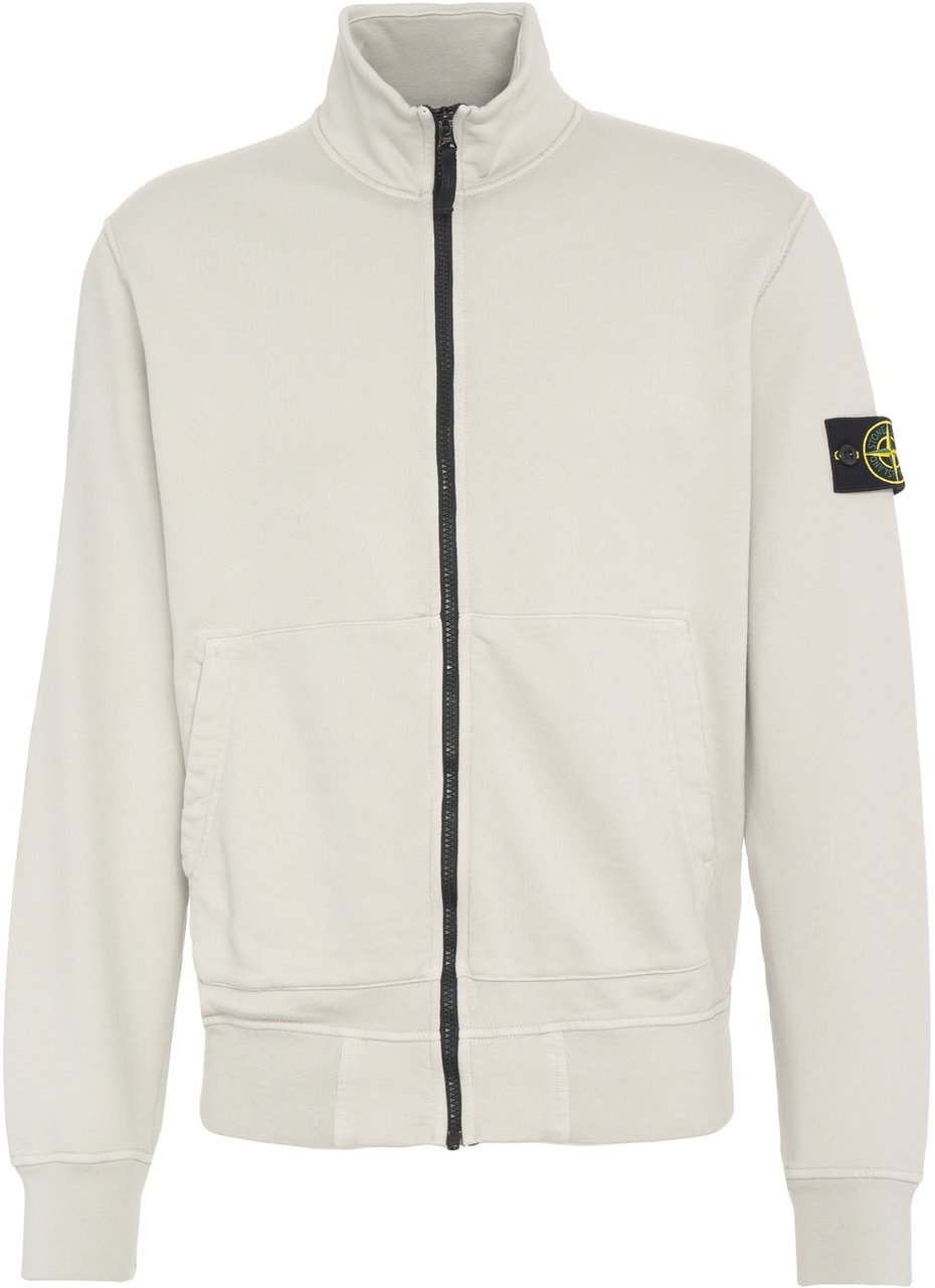 Stone Island Sweatshirt with zipper Grijs