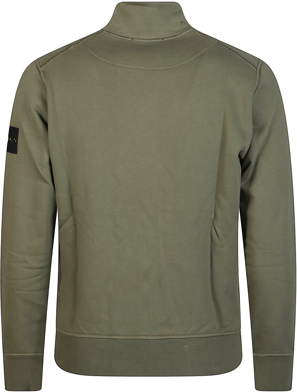 Stone Island Full Zip Up Sweatshirt Green Groen