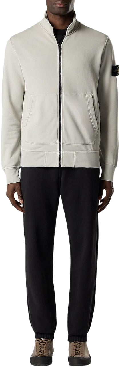Stone Island Heren Zip Up Cardigan Grijs