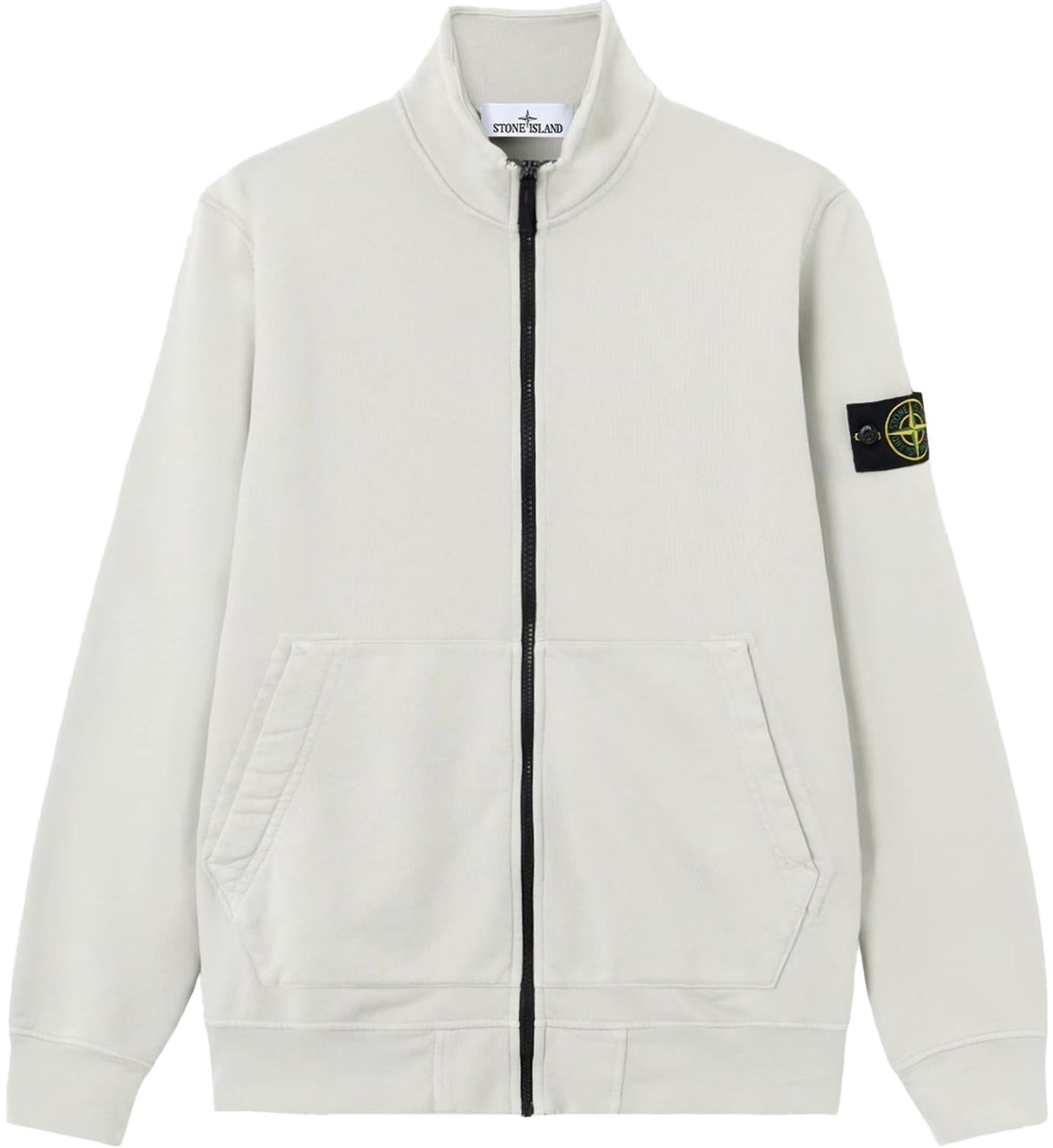 Stone Island Heren Zip Up Cardigan Grijs