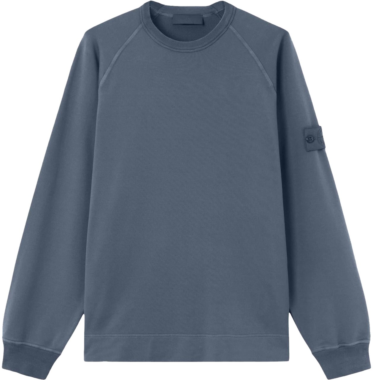 Stone Island Heren Ghost Logopatch Sweater Blauw Blauw