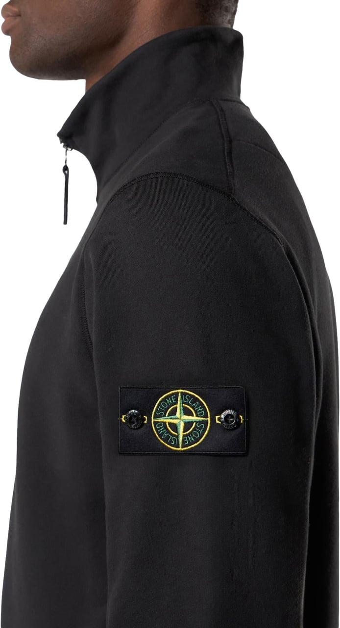 Stone Island Heren Ls Polo Zwart