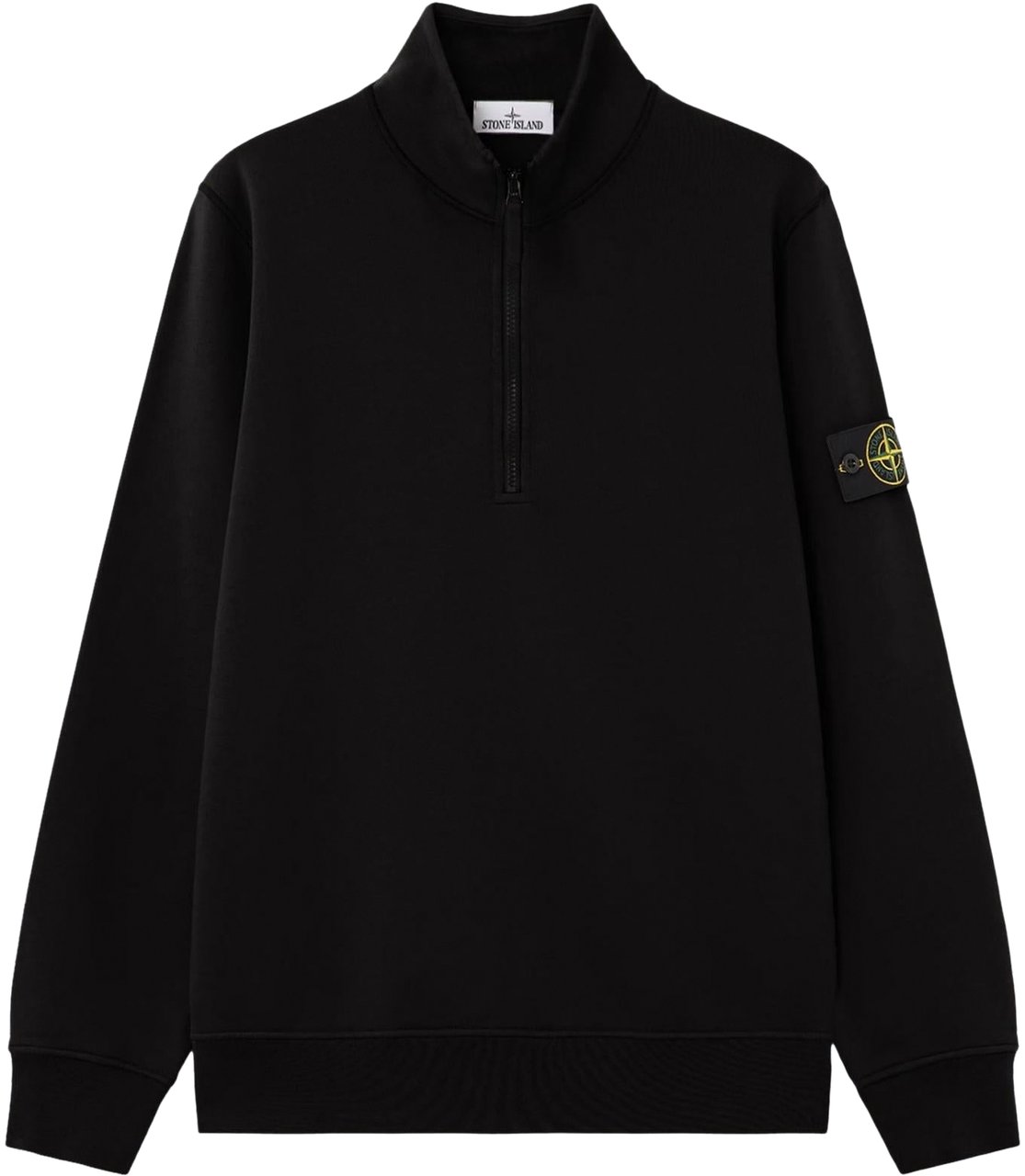 Stone Island Heren Ls Polo Zwart