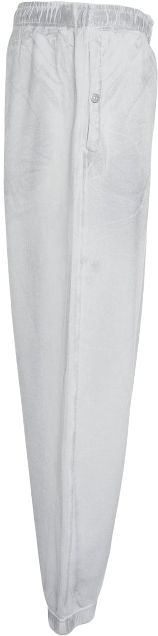 Stone Island Joggers with logo label Zilver