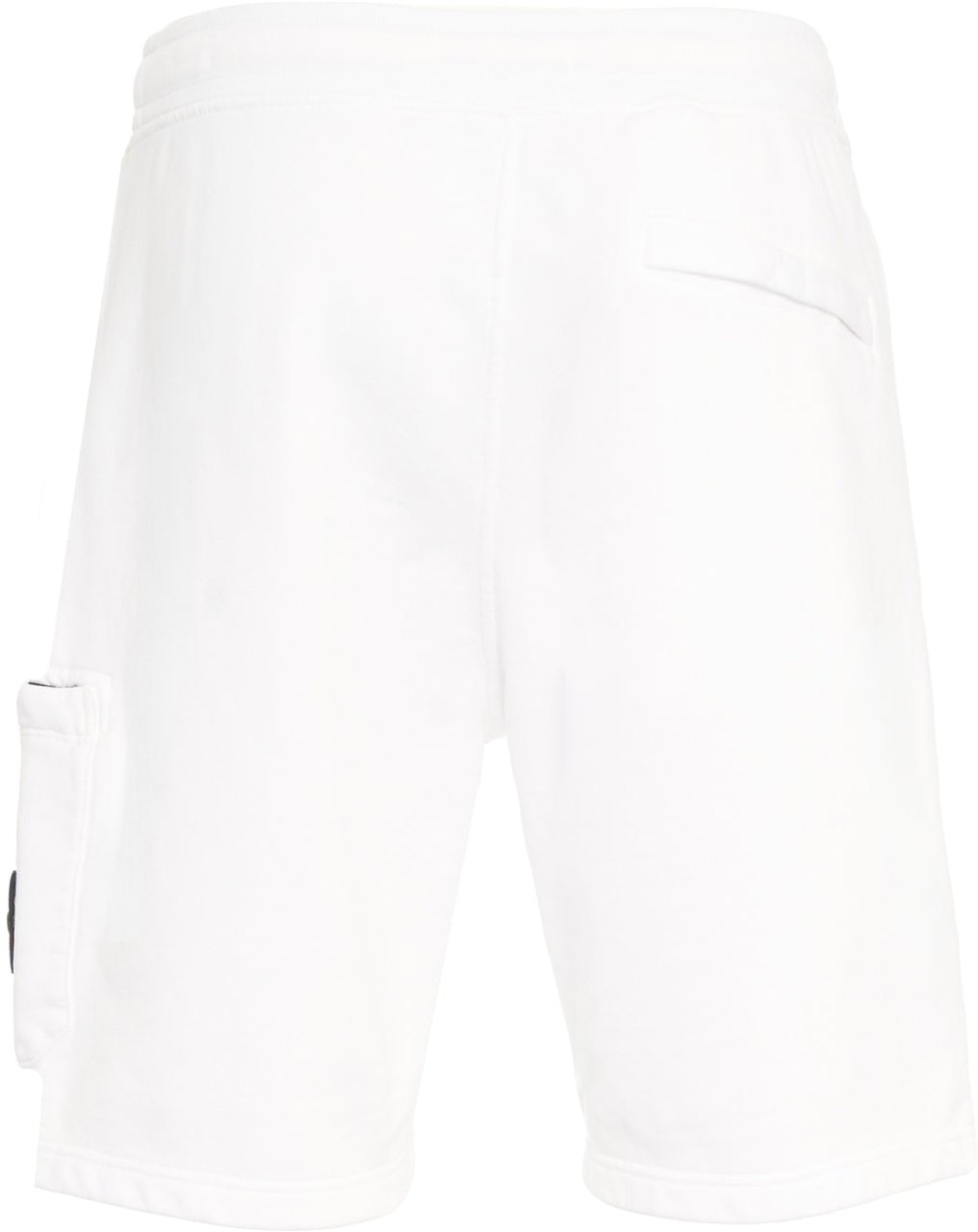 Stone Island Shorts with logo label Wit