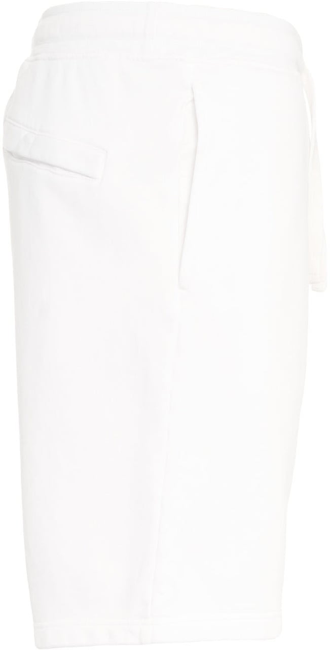 Stone Island Shorts with logo label Wit
