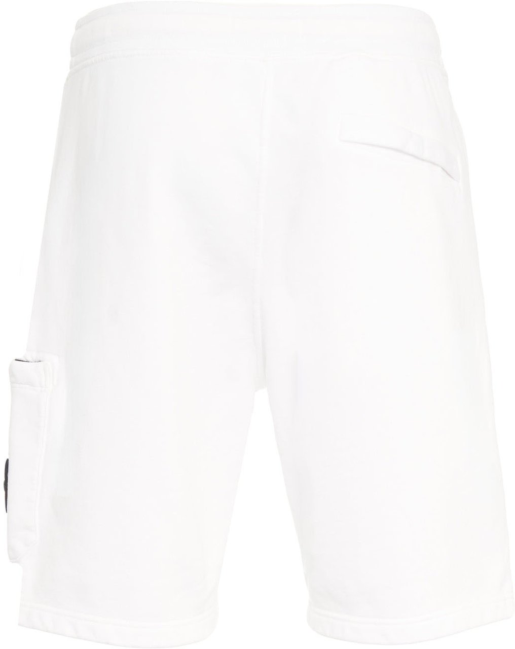 Stone Island Shorts with logo label Wit
