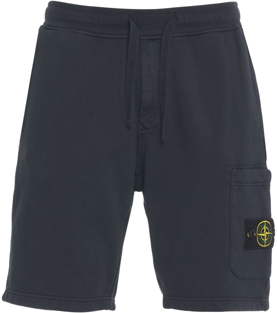 Stone Island Shorts with logo label Blauw