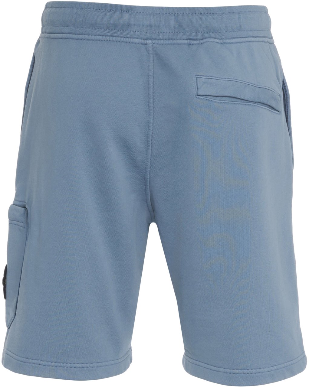Stone Island Shorts with logo label Blauw