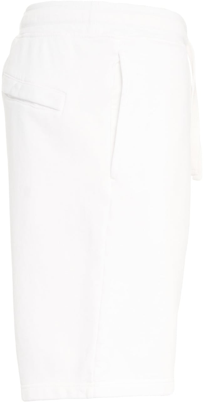 Stone Island Shorts with logo label Wit