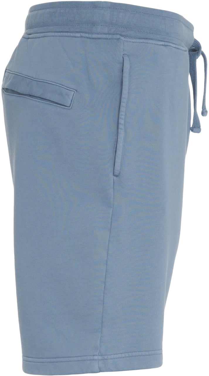 Stone Island Shorts with logo label Blauw
