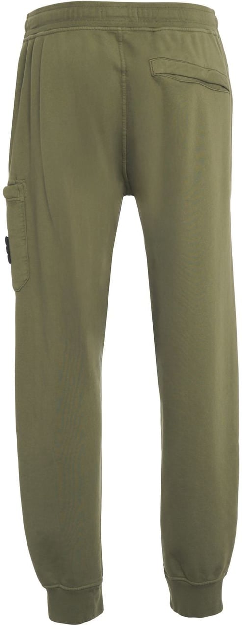 Stone Island Joggers with logo patch Groen