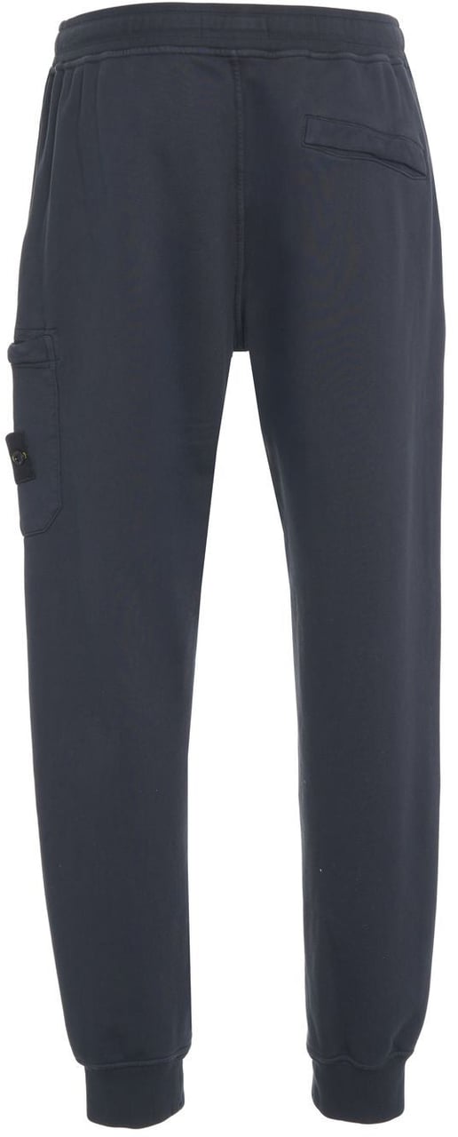 Stone Island Joggers with logo patch Blauw