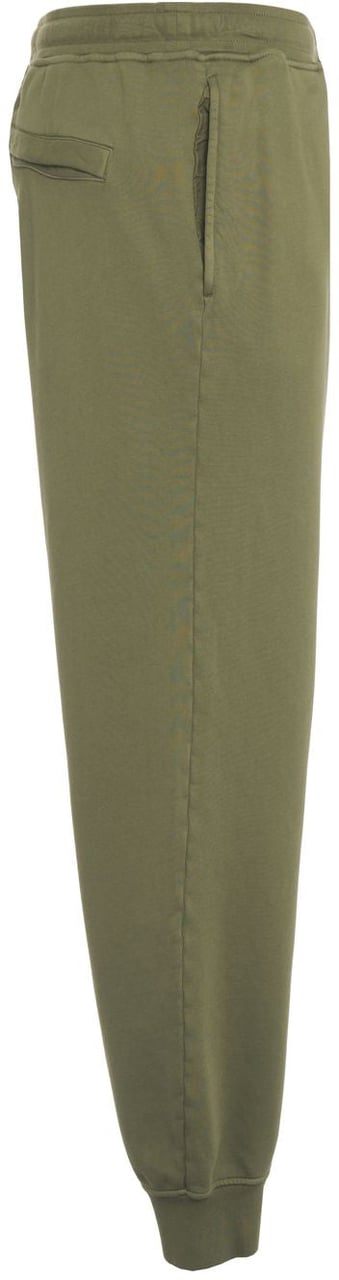 Stone Island Joggers with logo patch Groen