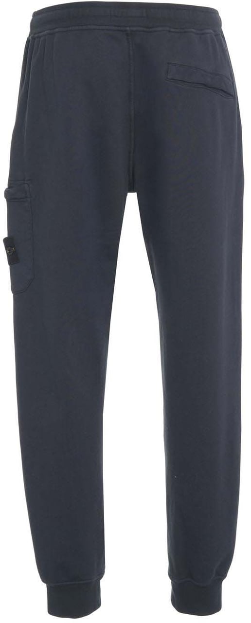 Stone Island Joggers with logo patch Blauw