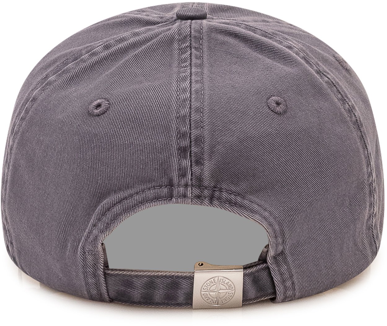 Stone Island Cappello Baseball con Logo Ricamato Grijs