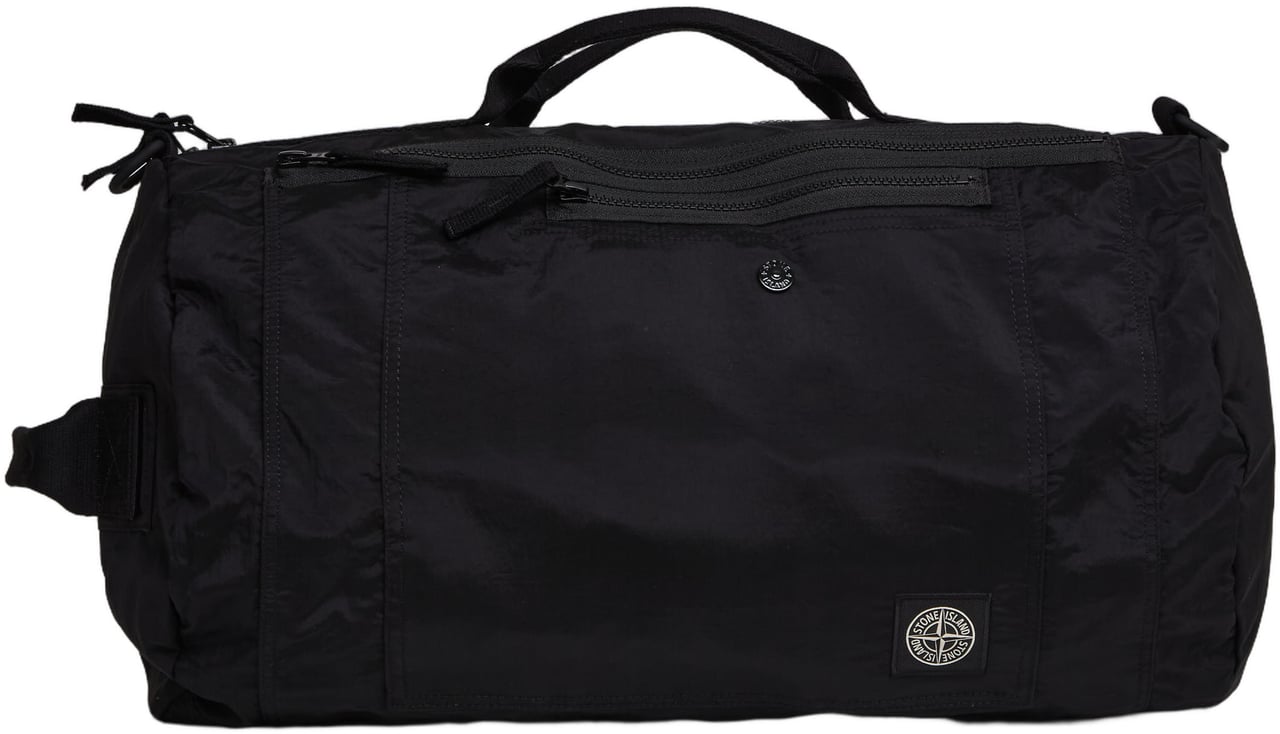 Stone Island Nylon Bag With Shoulder Strap Zwart