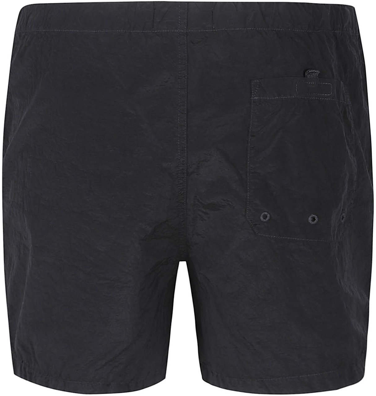 Stone Island Logo Patch Swim Short Blue Blauw