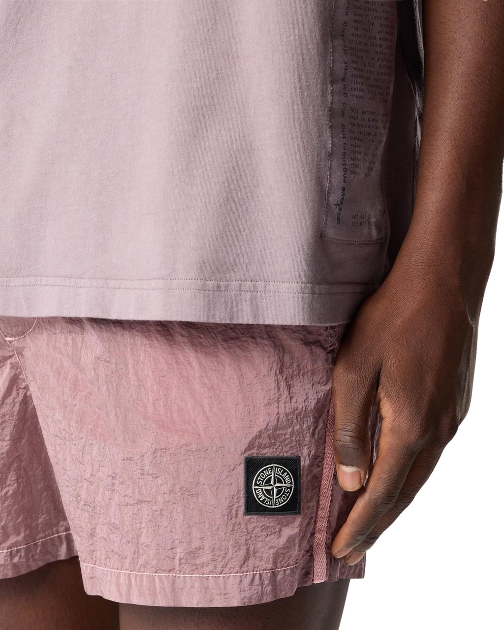 Stone Island Heren Shorts Roze