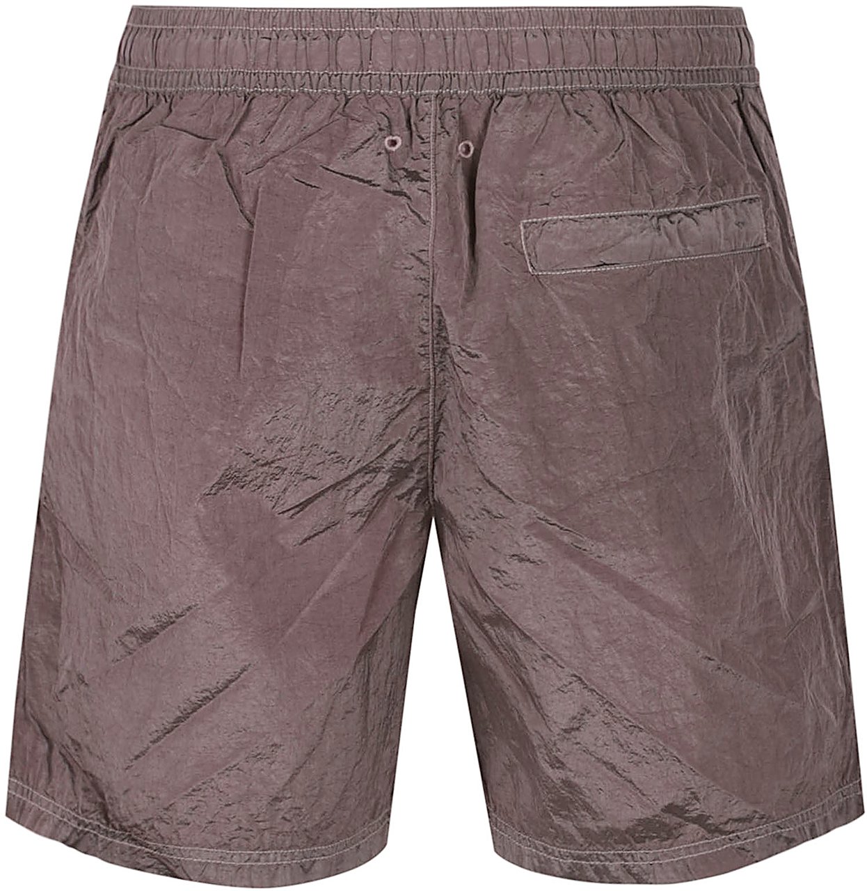 Stone Island Logo Patch Swim Short Grey Grijs
