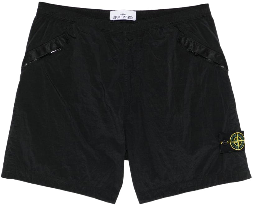 Stone Island Shorts Black Zwart