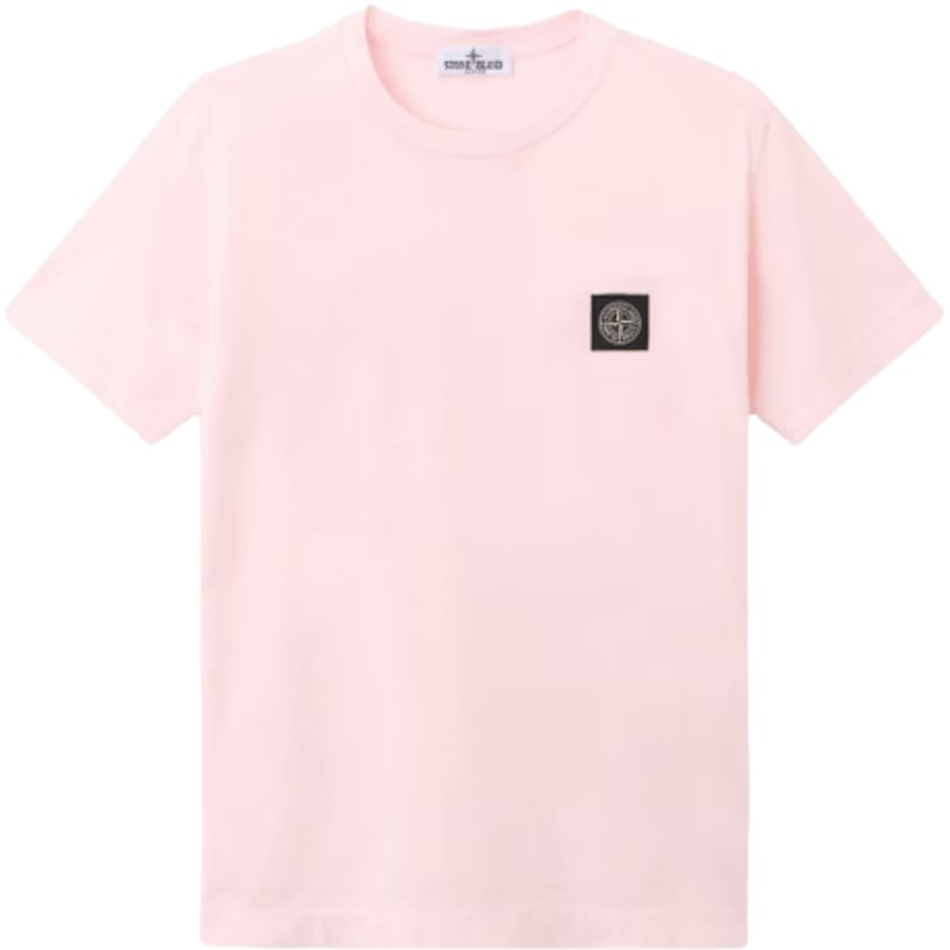 Stone Island T-Shirts And Polos Pink Roze