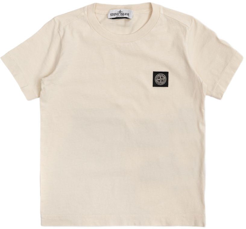 Stone Island T-Shirts And Polos Beige Wit