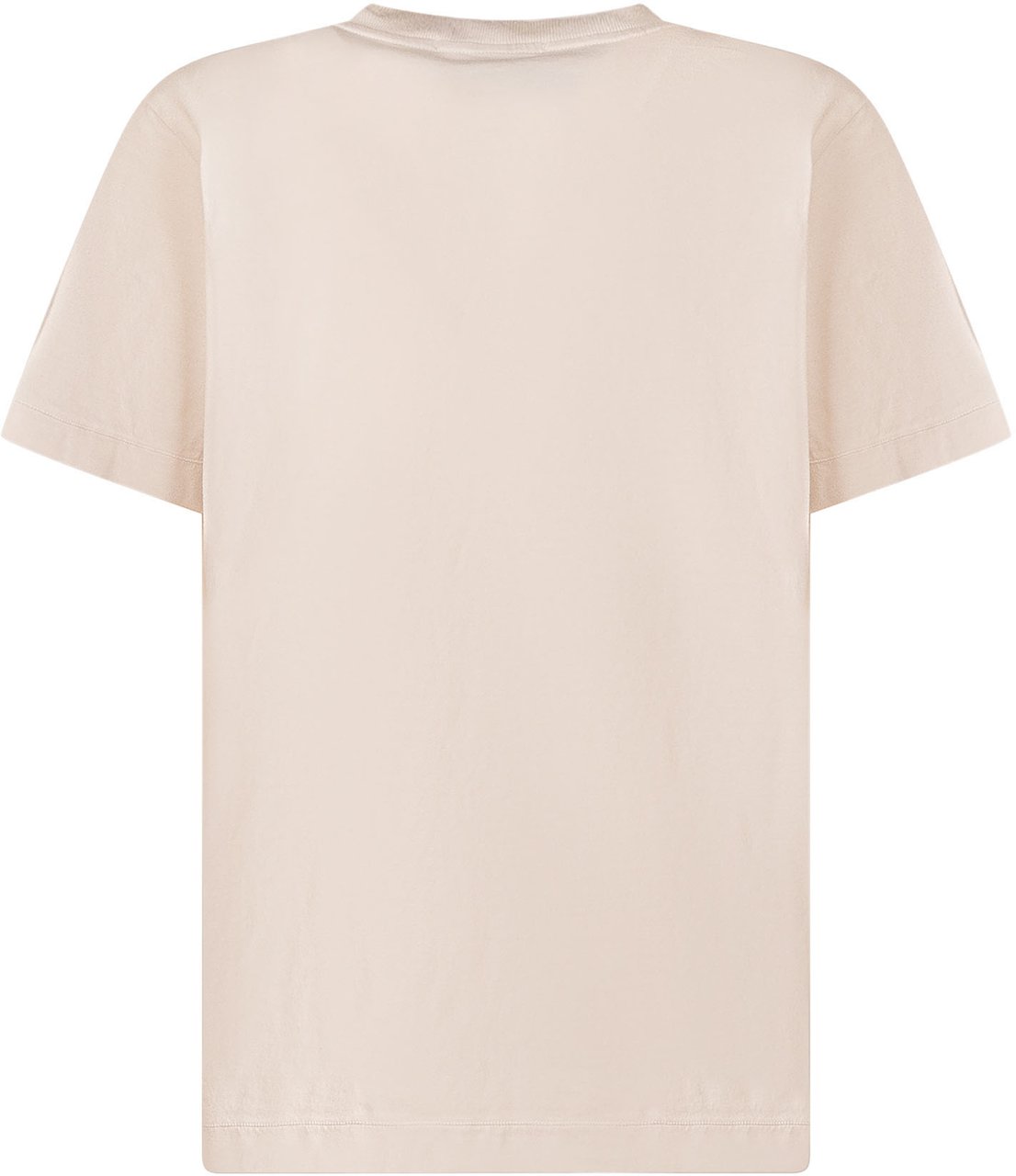 Stone Island T-shirt con Logo Applicato Wit