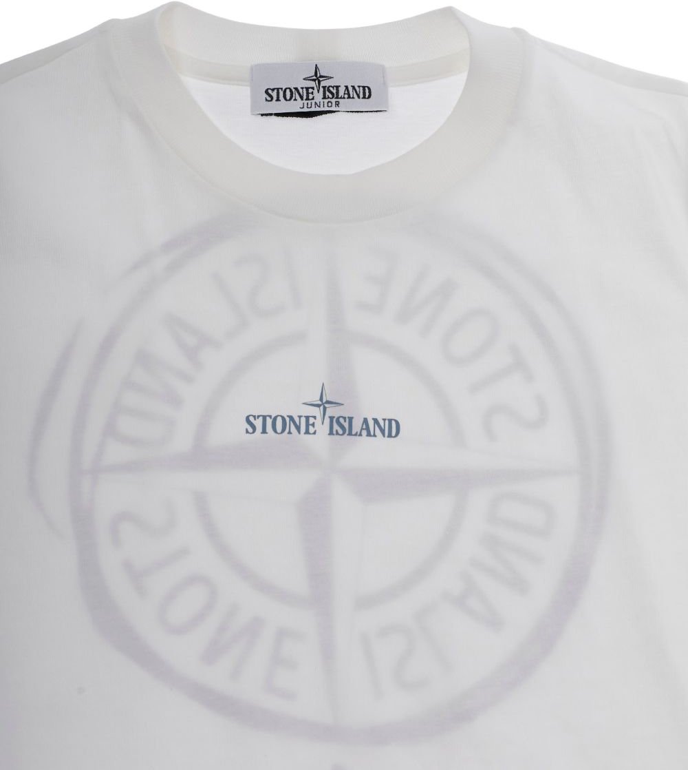 Stone Island T-Shirts And Polos White Wit