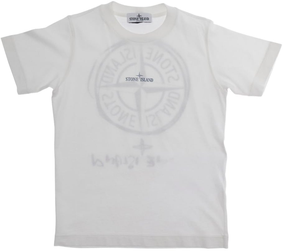 Stone Island T-Shirts And Polos White Wit