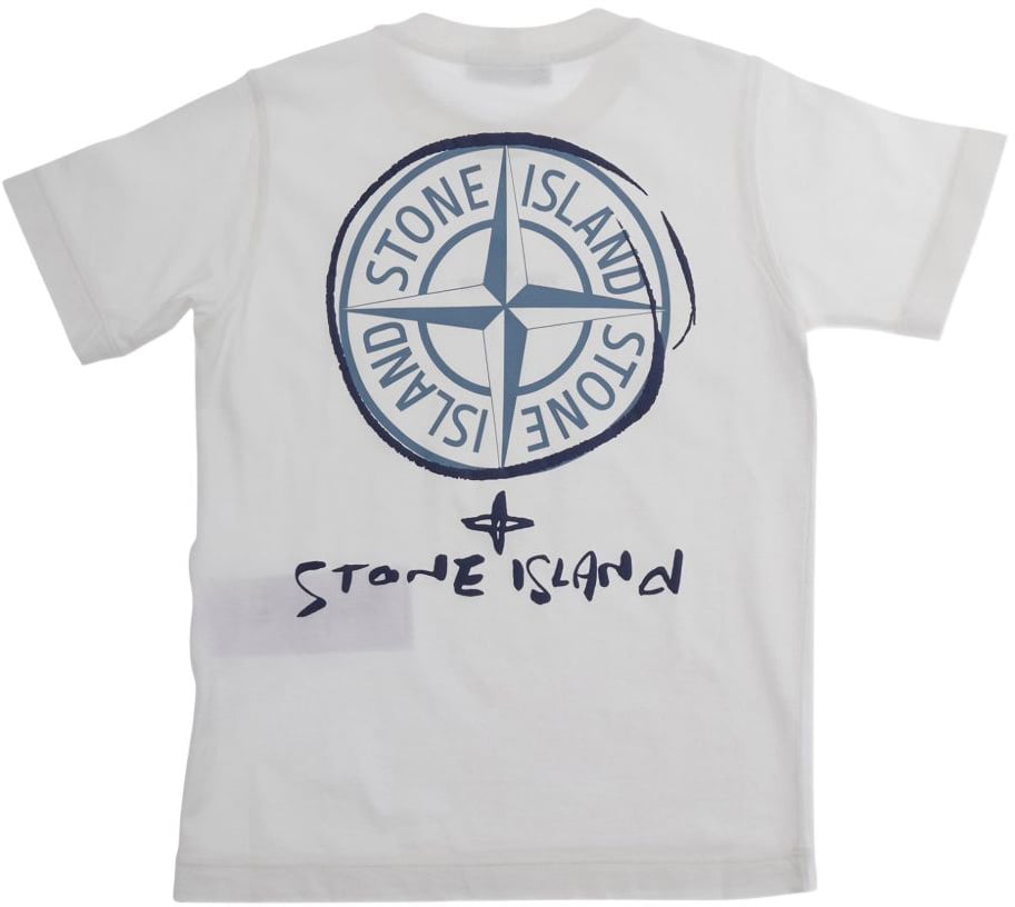 Stone Island T-Shirts And Polos White Wit