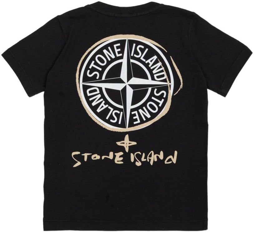 Stone Island T-Shirts And Polos Nero Zwart