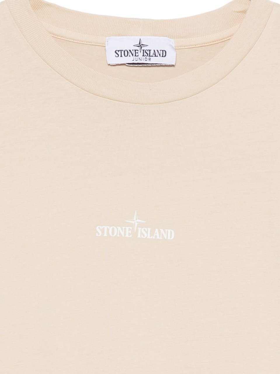 Stone Island T-Shirts And Polos Beige Wit