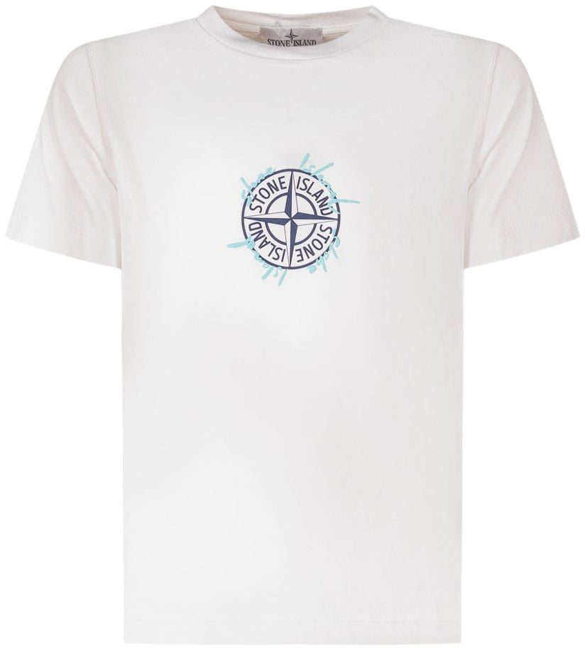Stone Island T-Shirts And Polos White Wit
