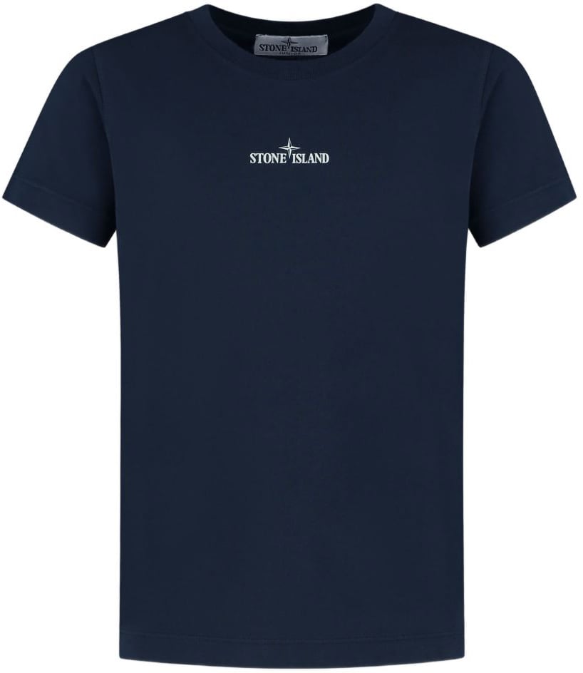 Stone Island T-Shirts And Polos Blu Navy