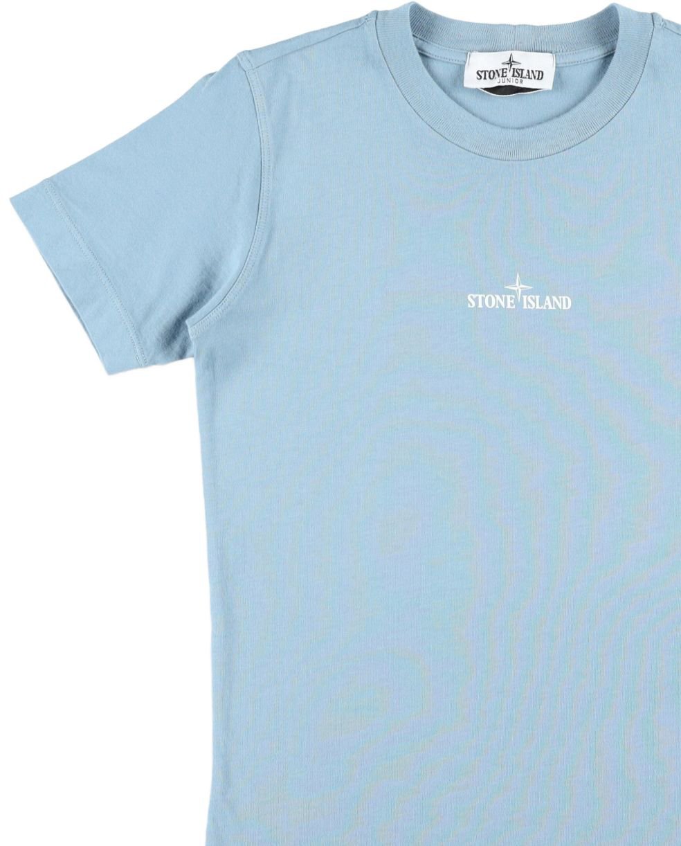 Stone Island T-Shirts And Polos Blu Lichtblauw