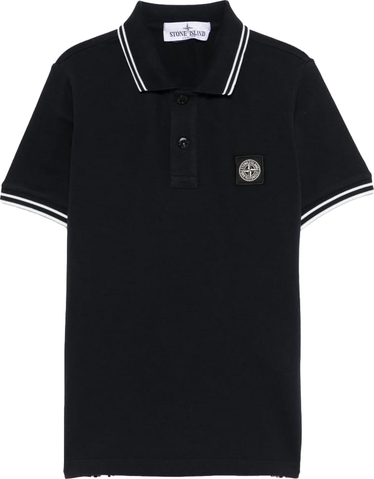 Stone Island T-Shirts And Polos Blue Zwart