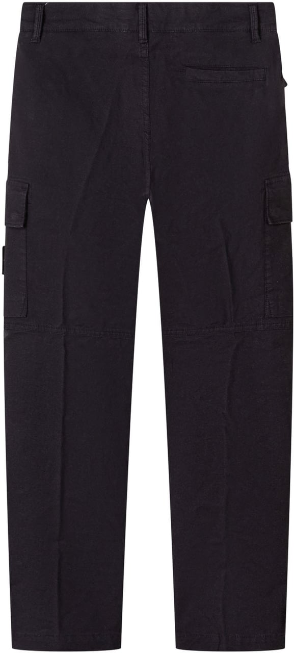 Stone Island Pantaloni Cargo con Tasche Zwart