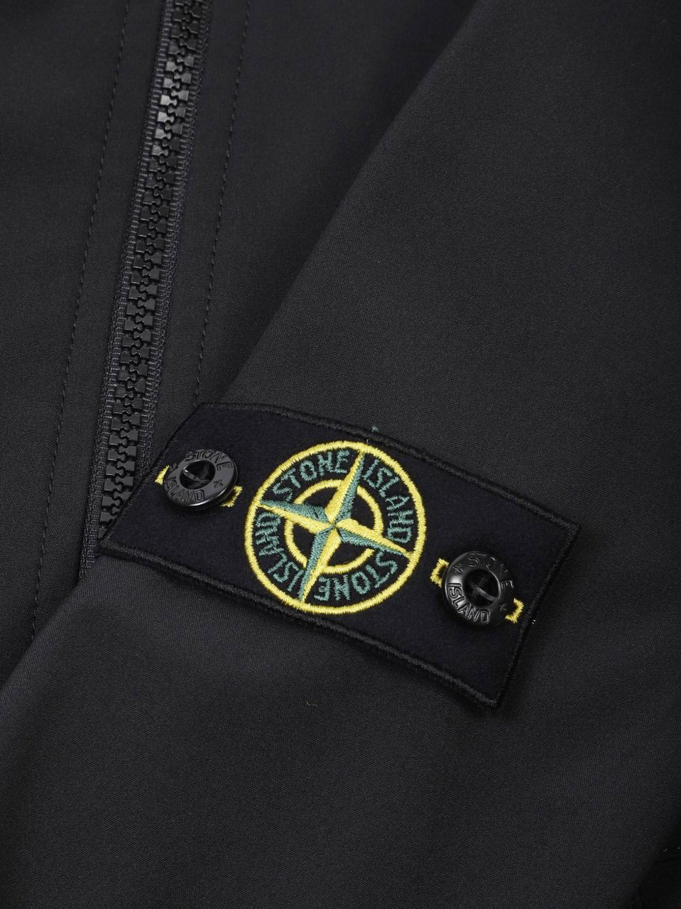 Stone Island Coats Nero Zwart