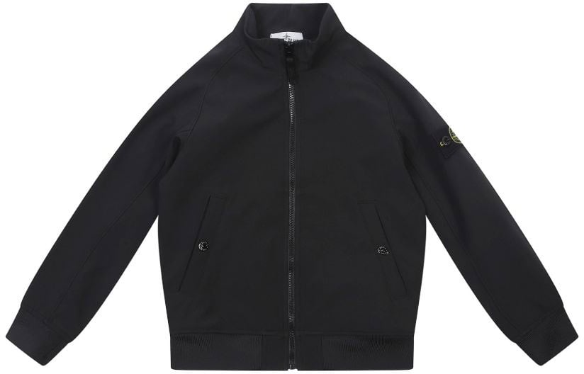 Stone Island Coats Nero Zwart