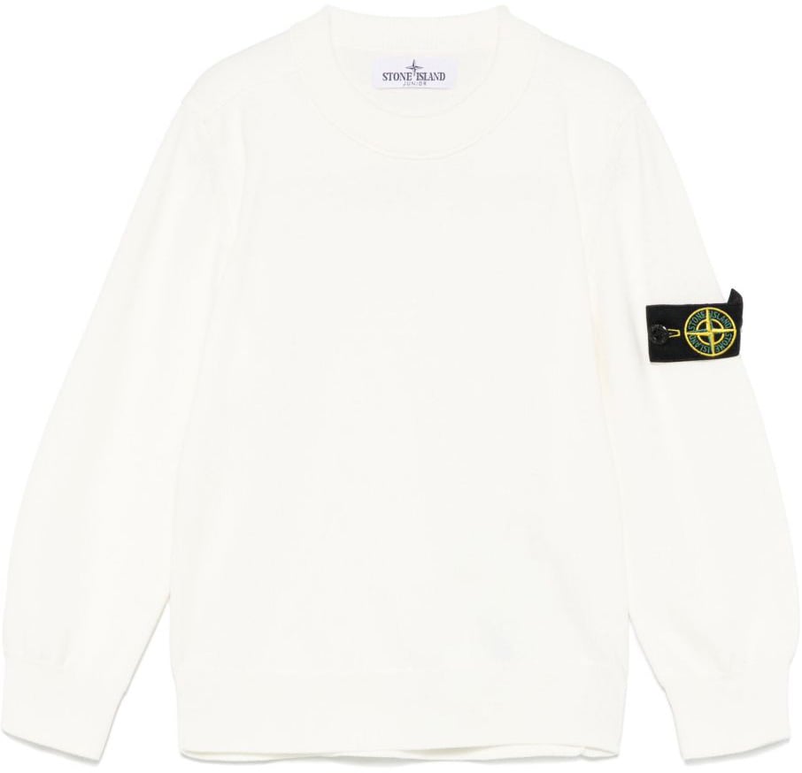 Stone Island Sweaters White Wit