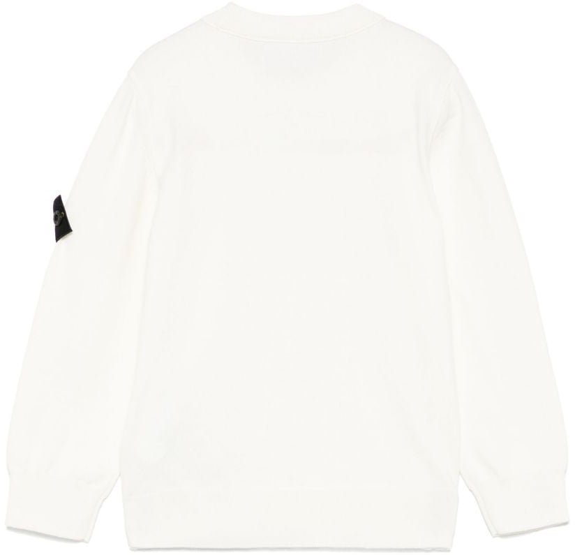 Stone Island Sweaters White Wit