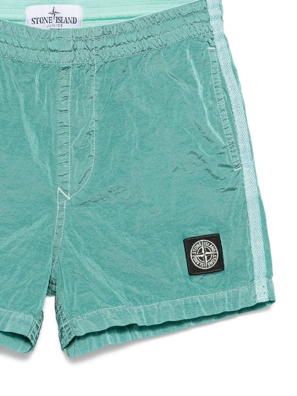 Stone Island Shorts Aqua Blauw