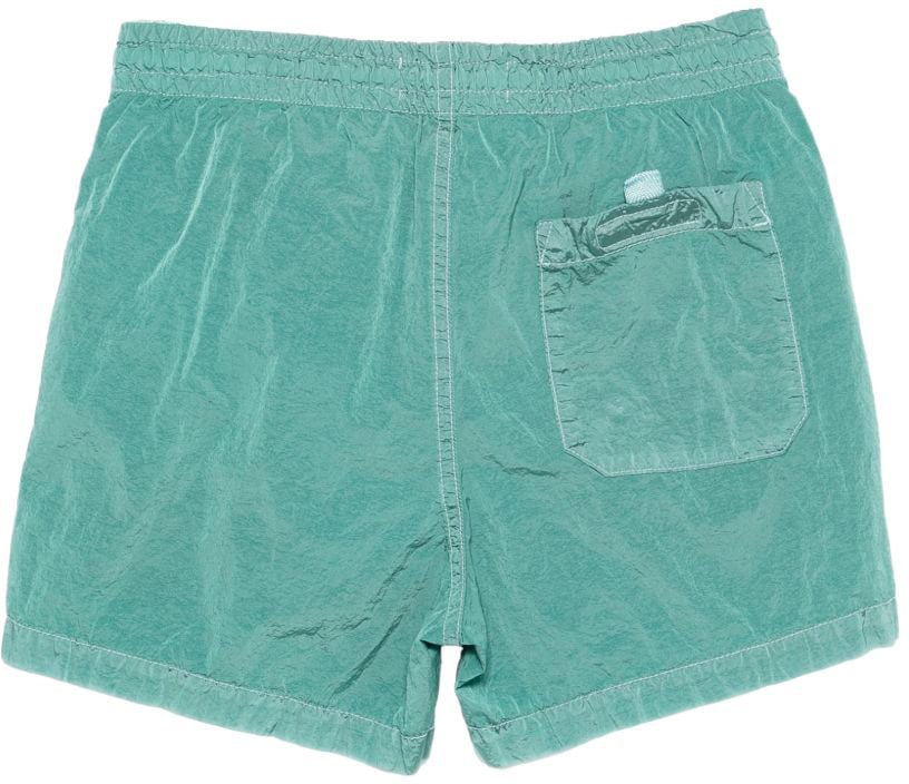Stone Island Shorts Aqua Blauw