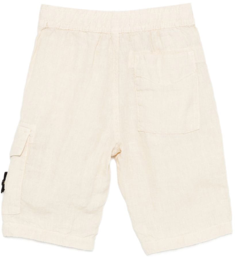 Stone Island Shorts Beige Wit