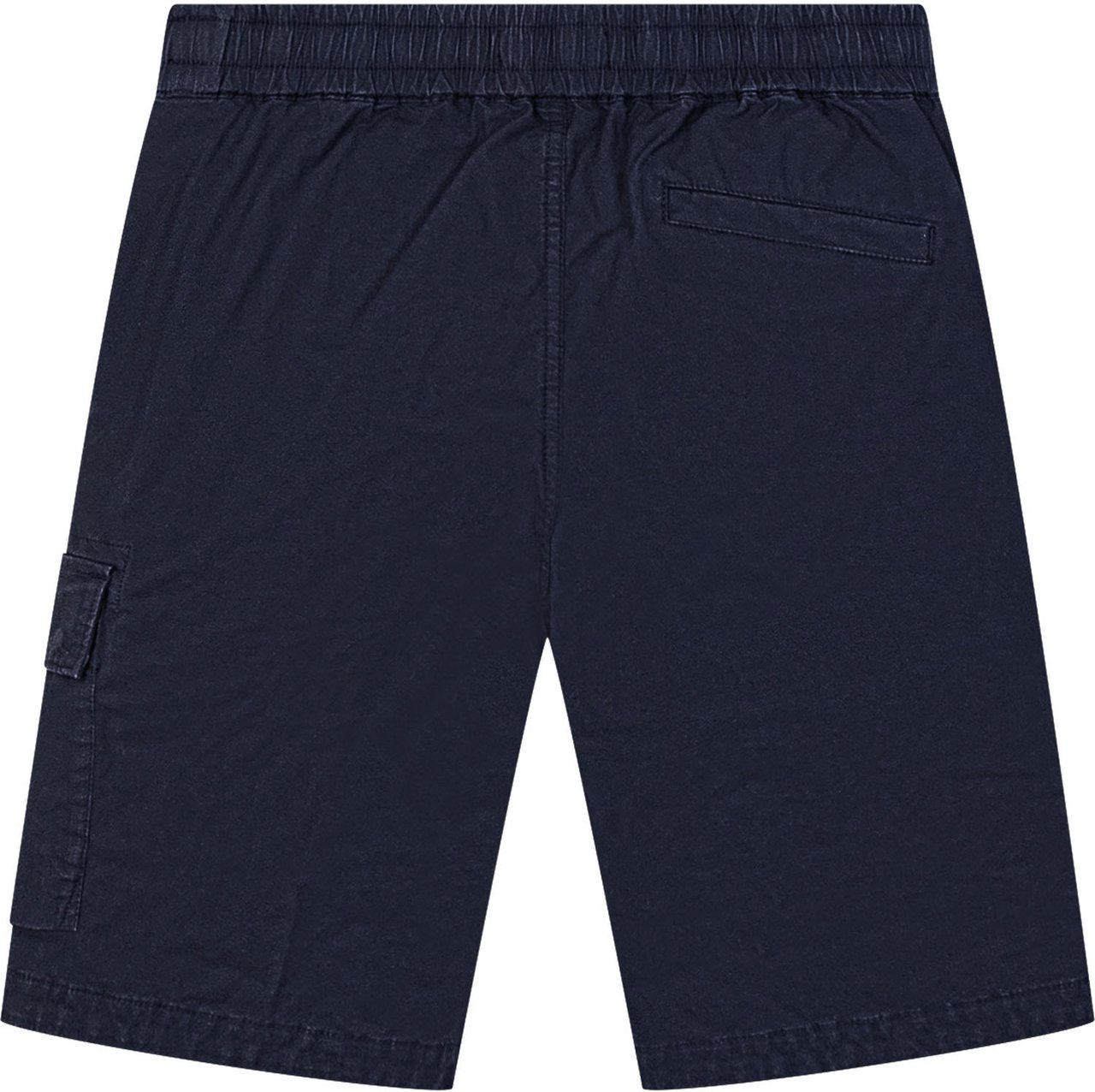 Stone Island Shorts Cargo con Tasche e Vita Elasticizzata Navy