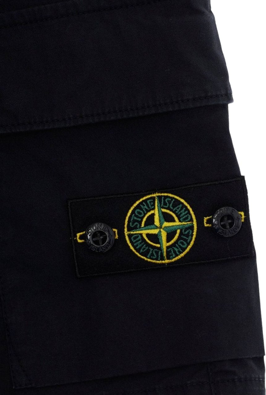 Stone Island Shorts Blu Zwart